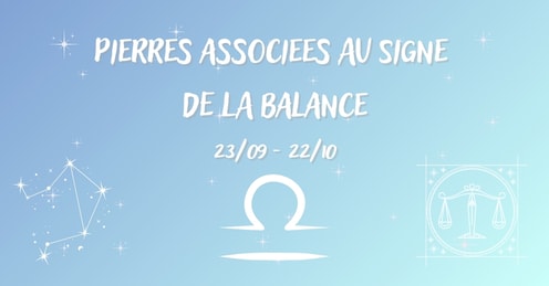 Libra astrological sign stone